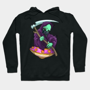 Grim Reaper Alien Skull of Death Hoodie